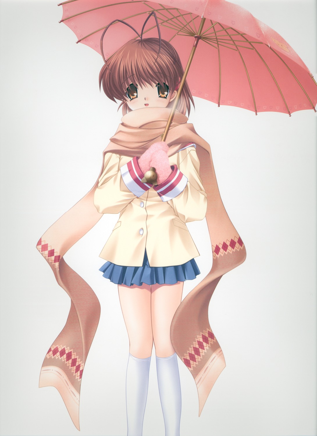 Key Hinoue Itaru Clannad Furukawa Nagisa Seifuku Umbrella